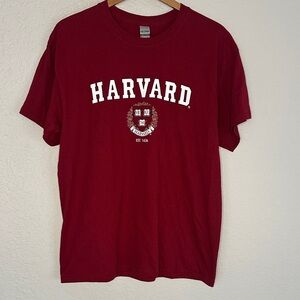 NEW Crimson Harvard Tee Men’s Large University Campus Official Merchandise Crest